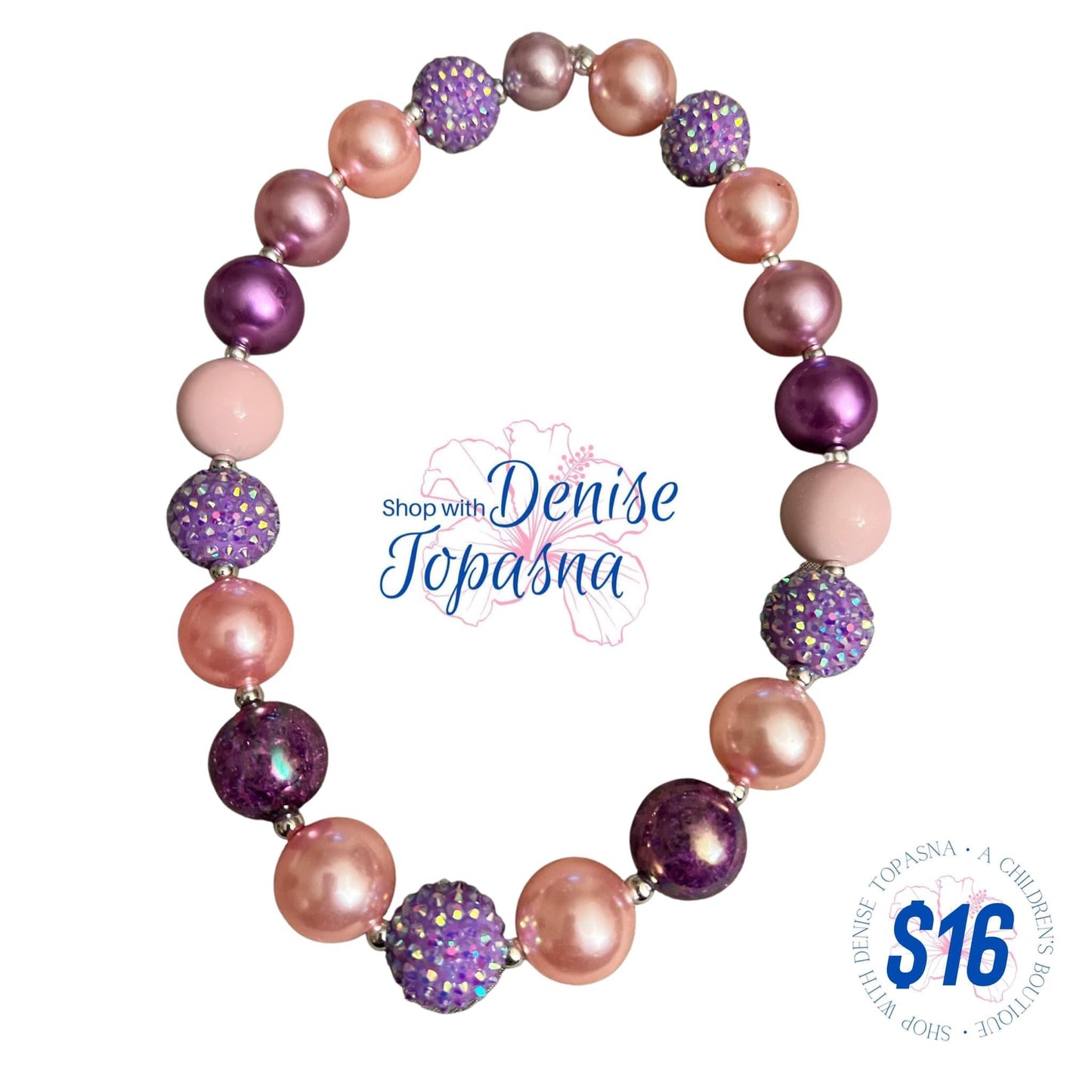 Bubble bead necklace