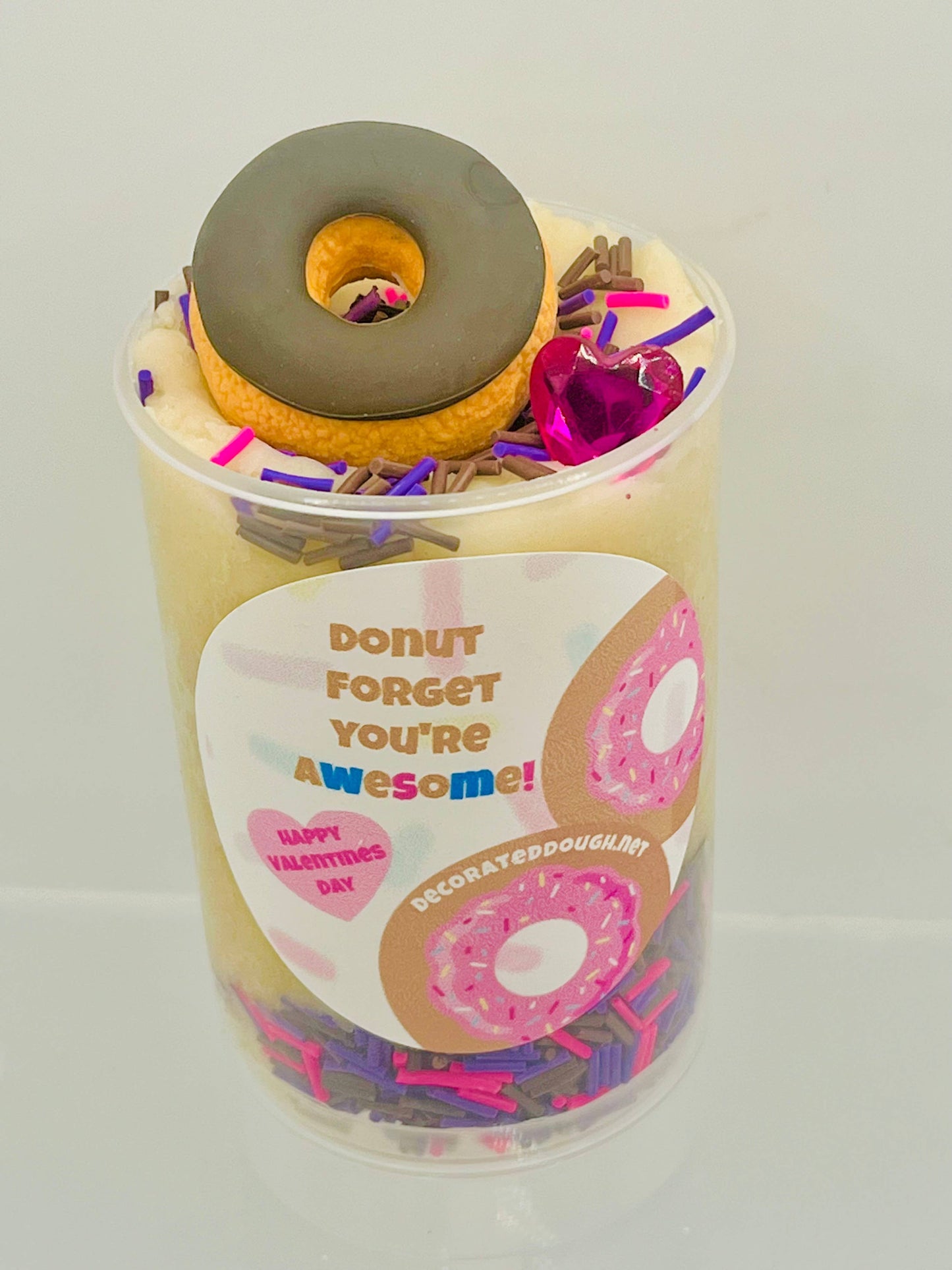 Valentine's Play Dough Push Pops