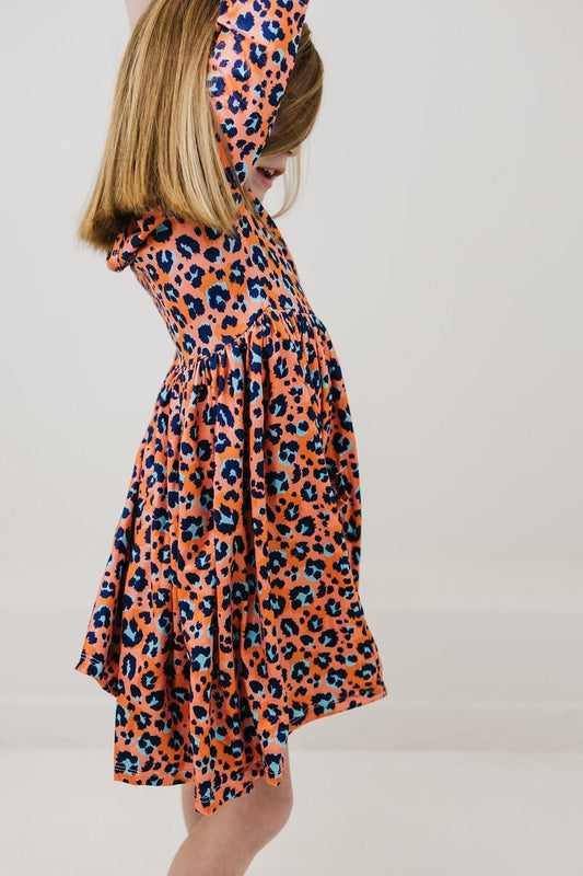 Mila and Rose Spot On 3/4 Sleeve Pocket Twirl Dress