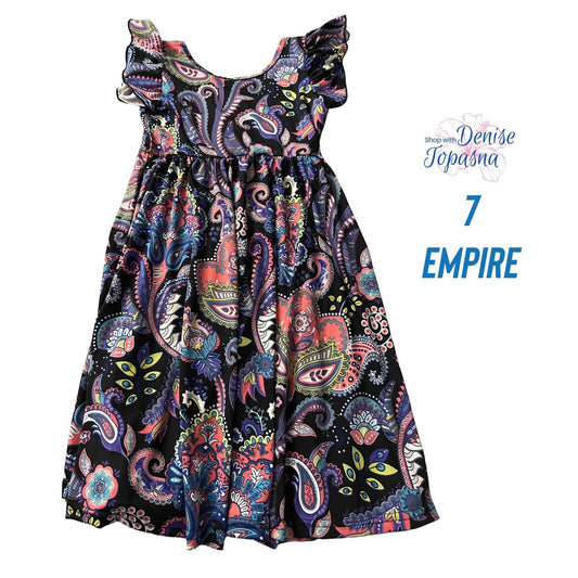 DotDotSmile paisley empire dress