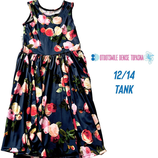 DotDotSmile size 12/14 tank dress