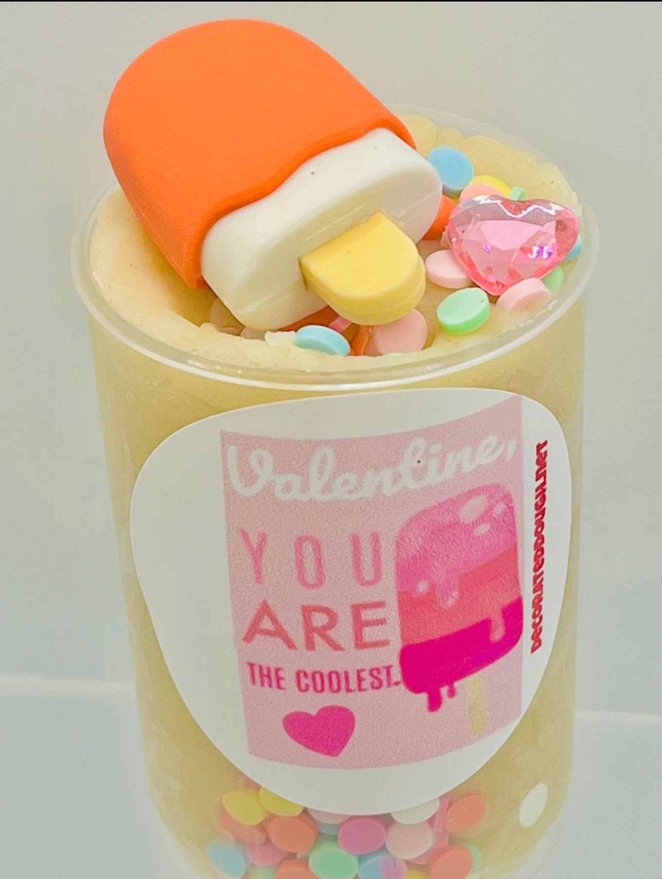 Valentine's Play Dough Push Pops