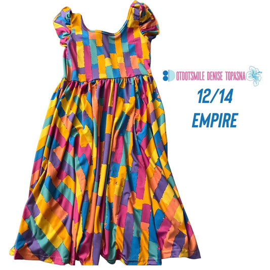 DotDotSmile size 12/14 empire dress