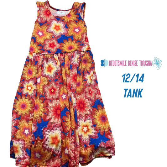 DotDotSmile size 12/14 tank dress