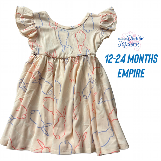 DotDotSmile Easter Empire dress