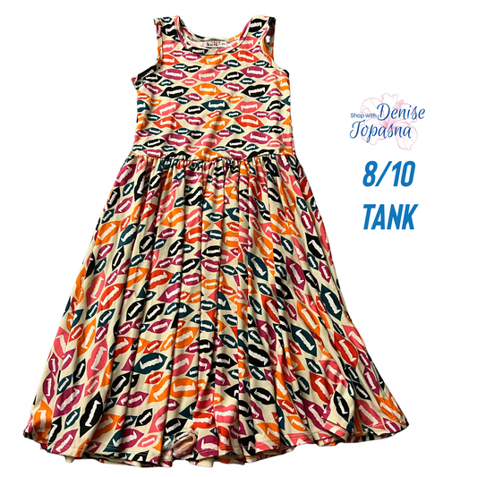 DotDotSmile size 8/10 Halloween tank dress