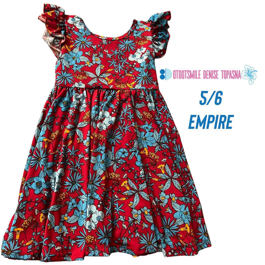 DotDotSmile size 5/6 empire dress