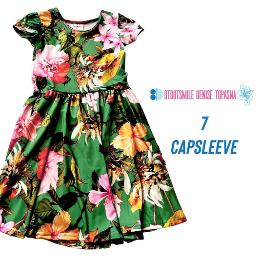 DotDotSmile size 7 capsleeve dress