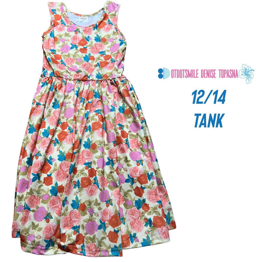 DotDotSmile size 12/14 tank dress