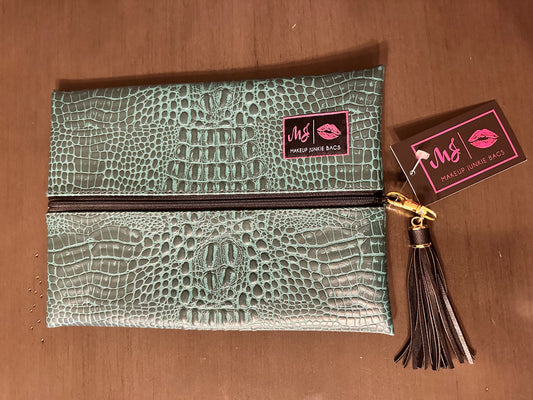 Shade of Jade Medium size Makeup Junkie bag