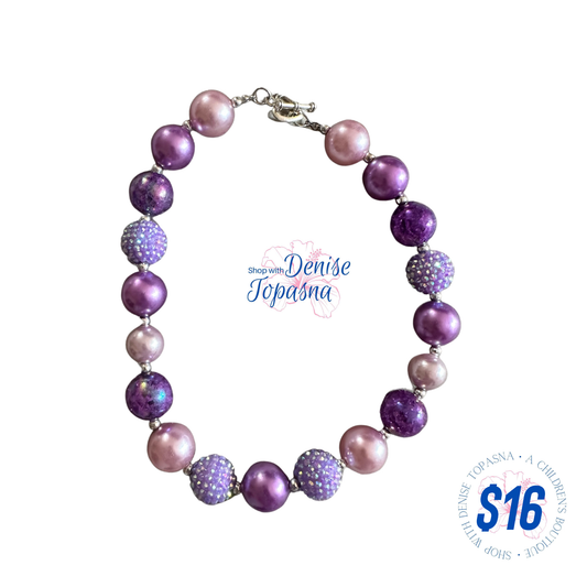 Bubble bead necklace