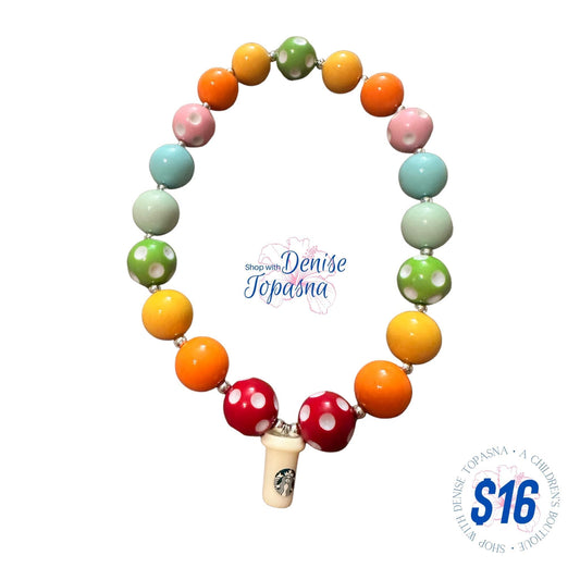 Bubble bead necklace